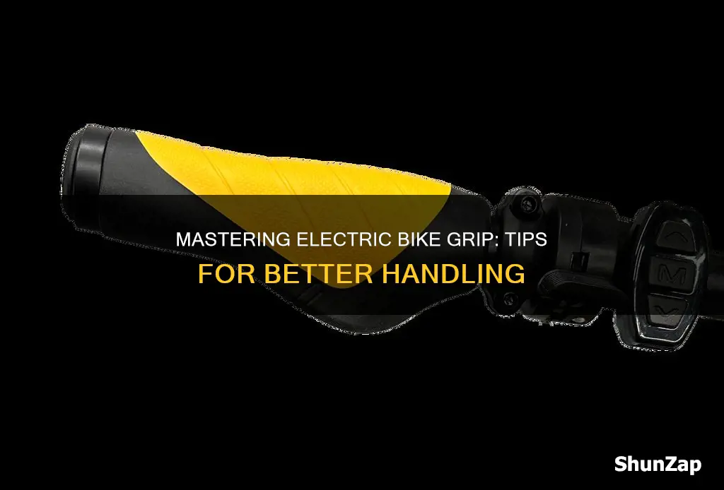 how to maintain grip on an electric bike