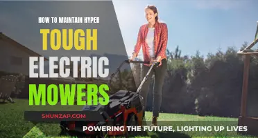The Hyper Tough Electric Mower Maintenance Guide