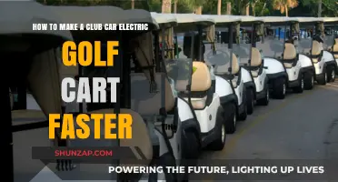 Boost Your Club Car's Speed: Electric Golf Cart Performance Upgrade Tips