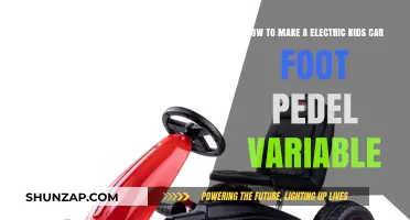 DIY Guide: Modifying Kids’ Electric Car Foot Pedal for Variable Speed