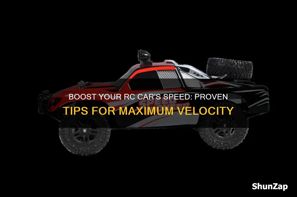 how to make a electric remote control car go faster