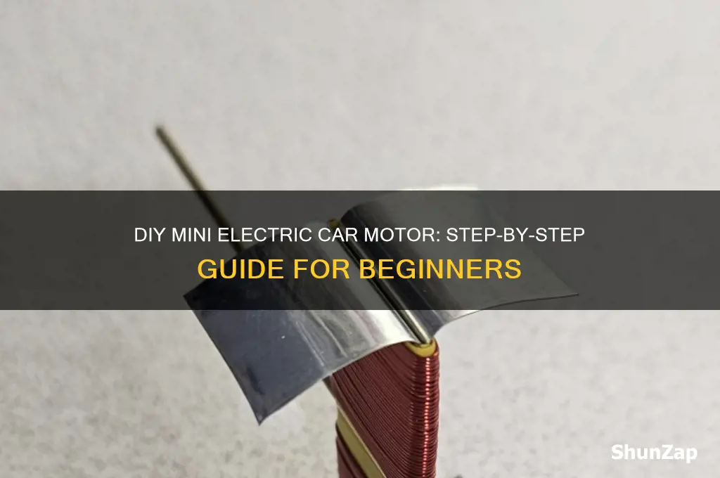 how to make a mini electric car motor