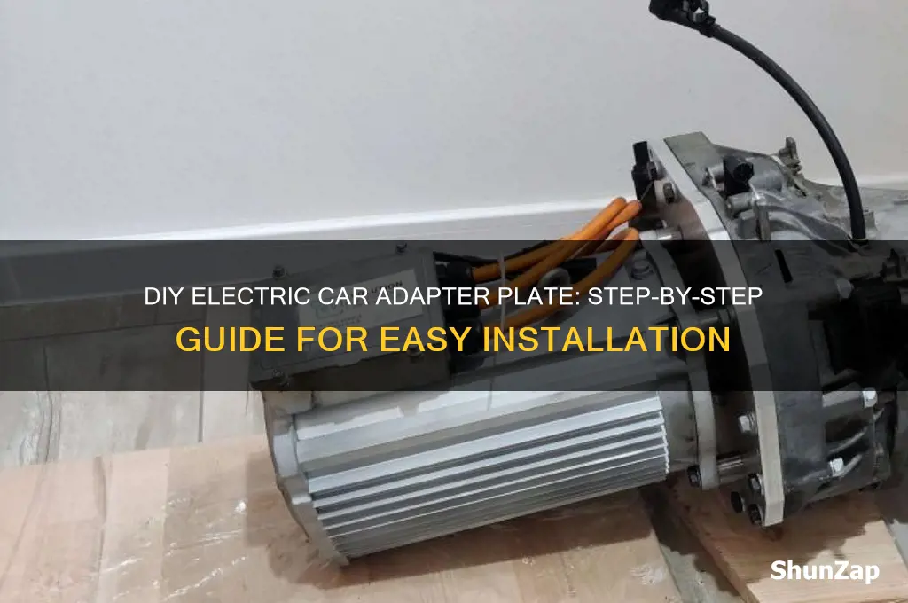 how to make an electric car adapter plate