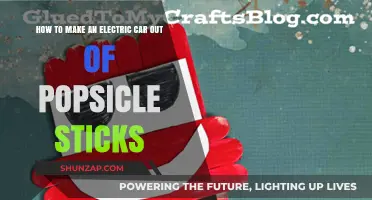 Crafting a Popsicle Stick Electric Car: A Creative DIY Guide