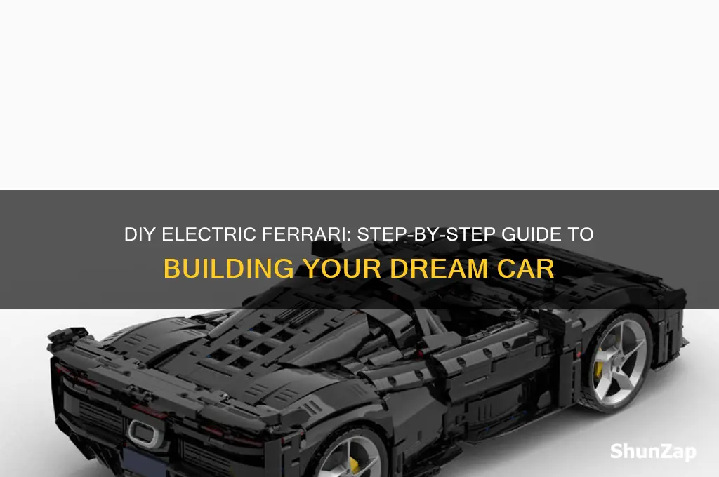 how to make an electric ferrari car