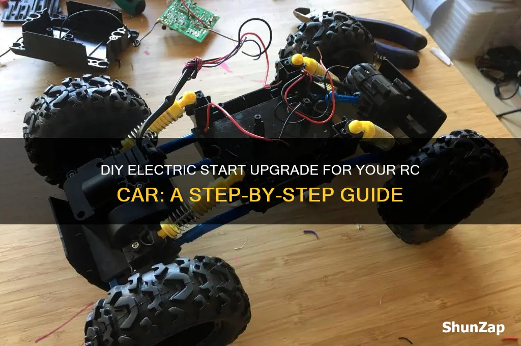 how to make an electric start for rc car