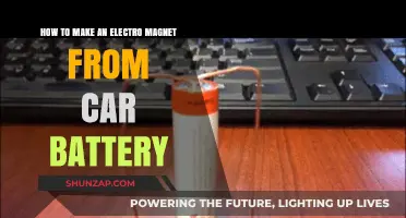 DIY Electromagnet: Powering Your Project with a Car Battery