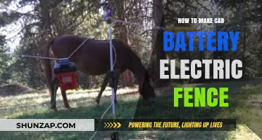 DIY Electric Fence Setup Using Car Battery Power Guide