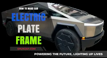 DIY Electric Car Plate Frame: Easy Customization Guide for Beginners