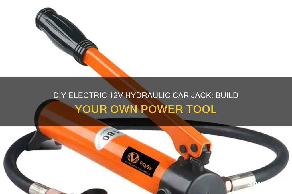 how to make electric 12v hydraulic car jack