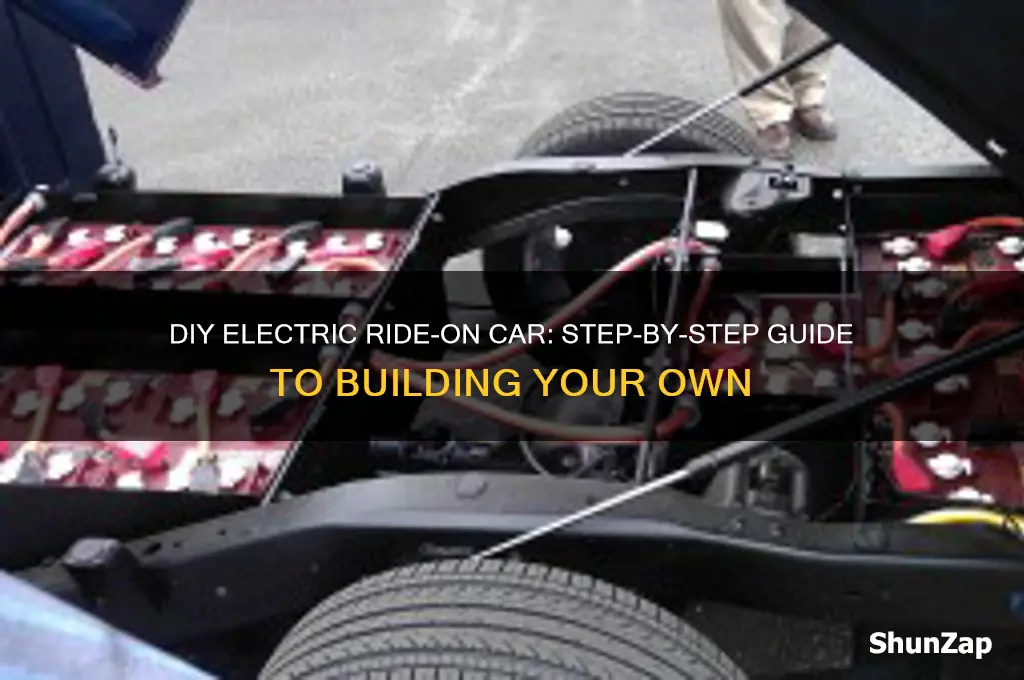 how to make electric ride on car