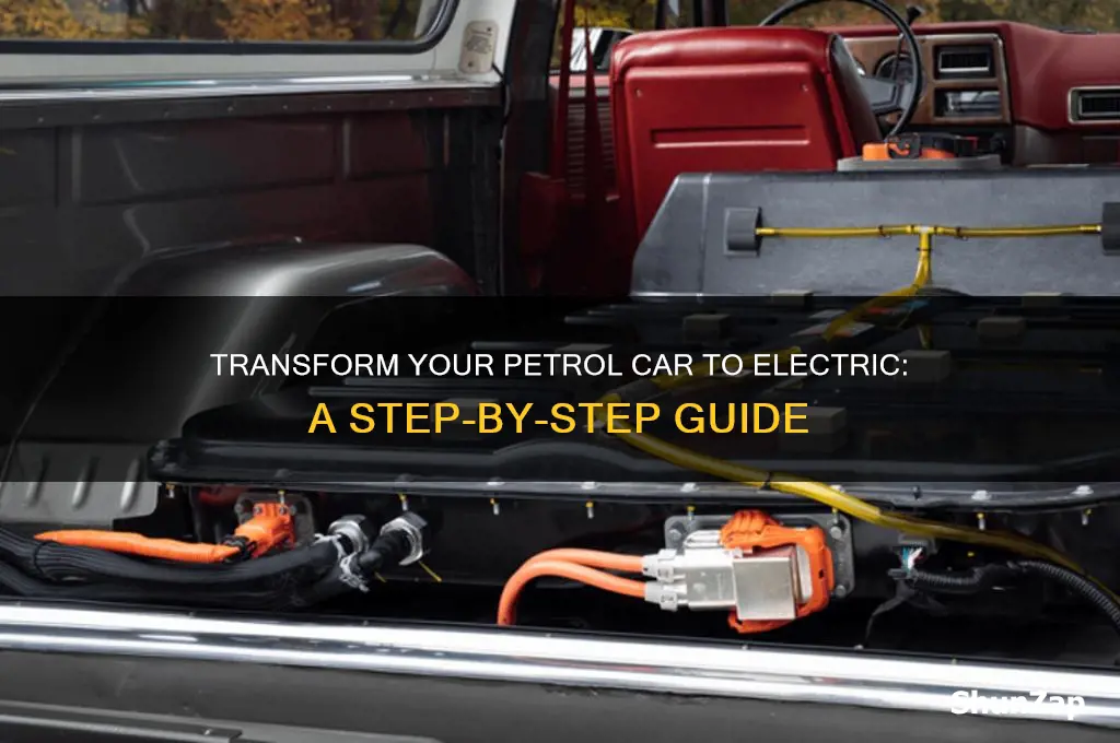 how to make petrol car to electric car