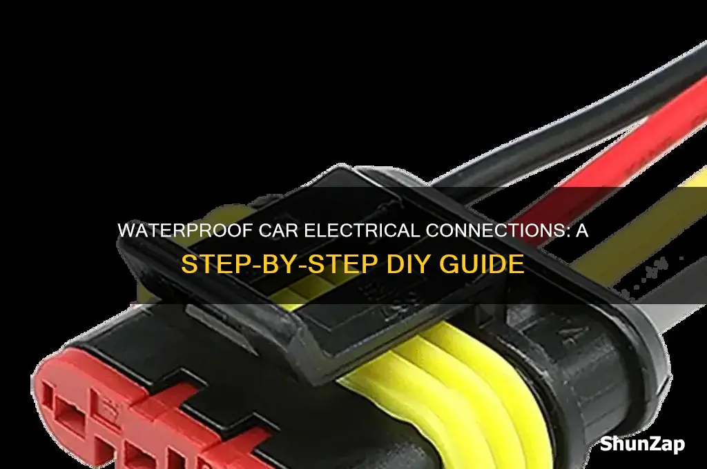 how to make waterproof electrical connection on cars