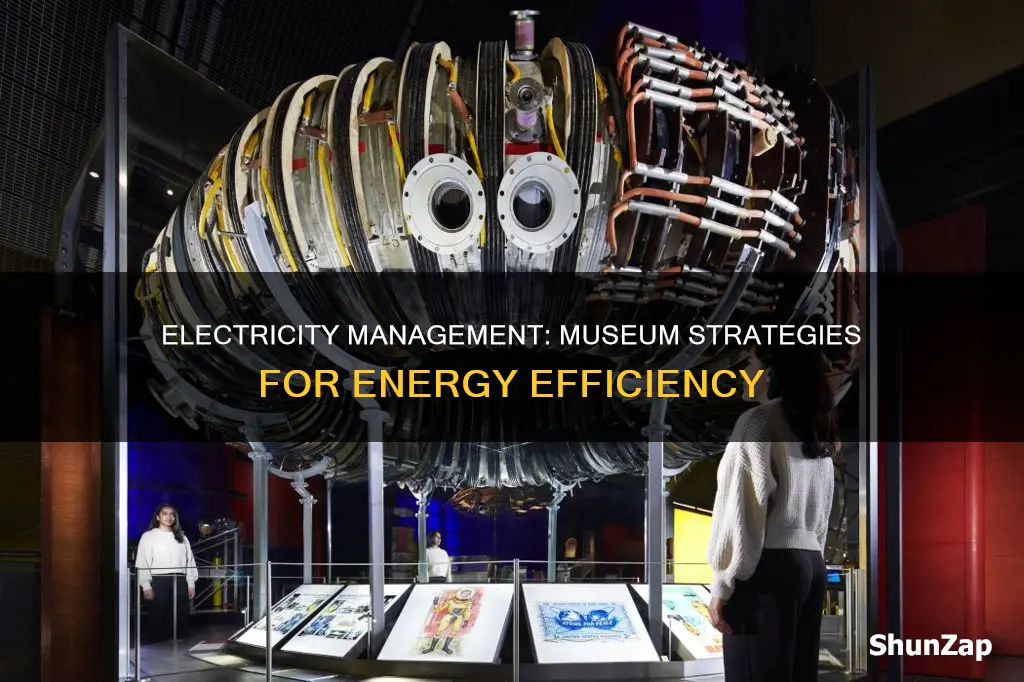 how to manage electricity in a museum