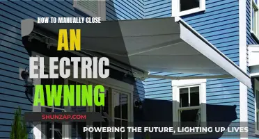 A Guide to Manually Closing Your Electric Awning