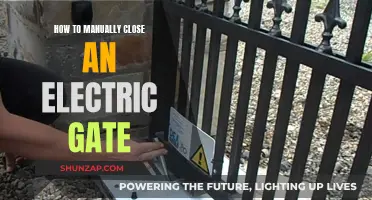 Electric Gate Troubleshooting: Manual Override Guide