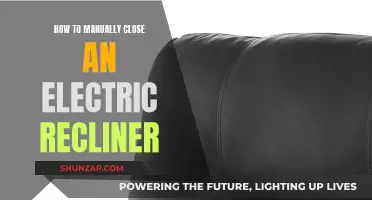 Electric Recliner Troubleshooting: Manual Close Guide