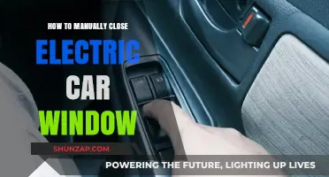 Manually Closing Your Electric Car Window: A Quick and Easy Guide