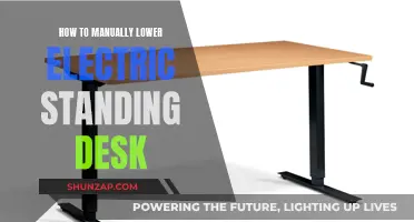 Adjusting Your Electric Standing Desk Manually: A Step-by-Step Guide