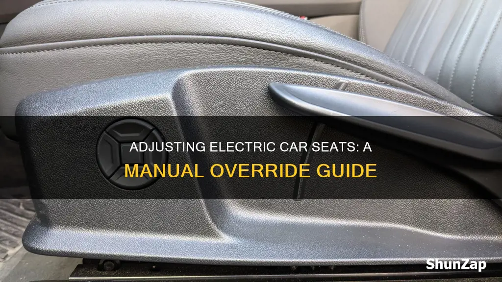 how to manually move an electric seat