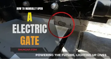 Opening Electric Gates: A Manual Override Guide