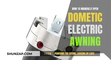 Dometic Electric Awning: Manual Opening Guide