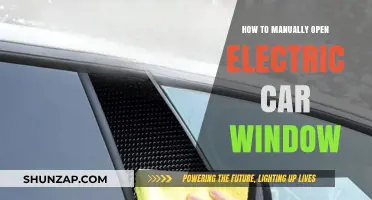 Manually Opening Electric Car Windows: A Quick and Easy Guide