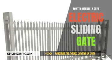Opening Electric Sliding Gates: A Manual Override Guide
