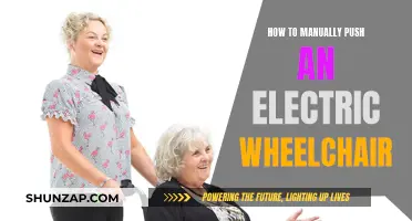 The Art of Manually Pushing an Electric Wheelchair