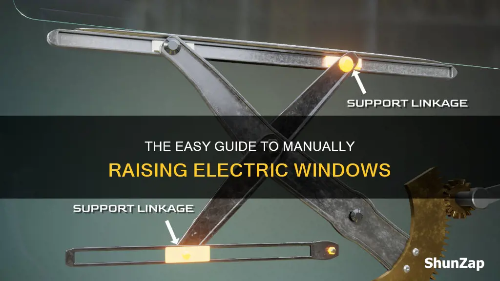 how to manually raise an electric window