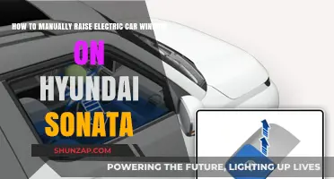 Manually Raising Your Hyundai Sonata's Electric Window: A Quick Guide