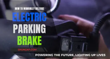 Quickly Release Your Electric Parking Brake Manually
