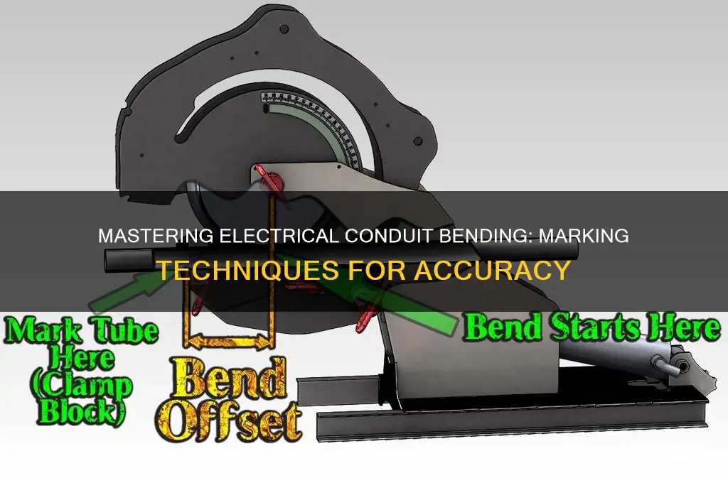 how to mark electrical conduit for bending