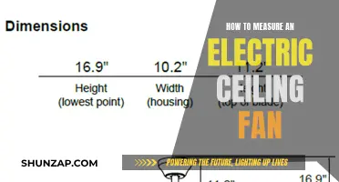 Measuring Electric Ceiling Fans: A Step-by-Step Guide