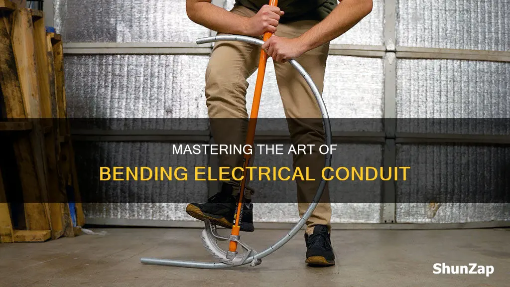 how to measure and bend electrical conduit