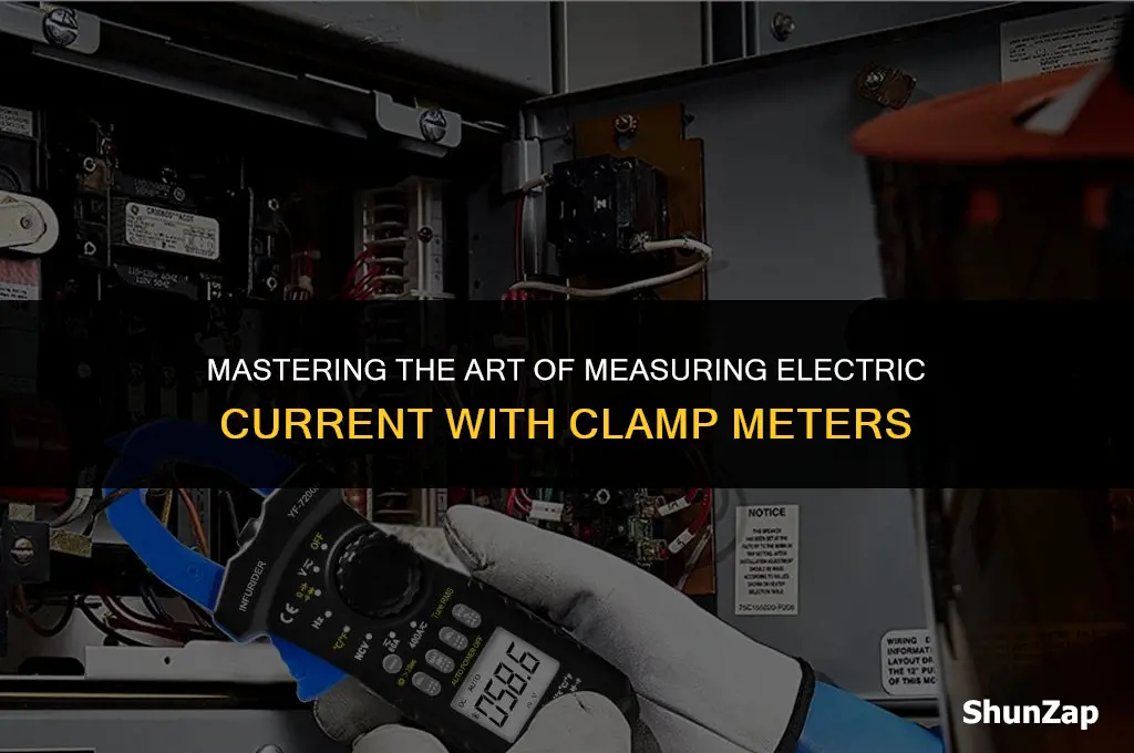 how to measure electric current using clamp meter