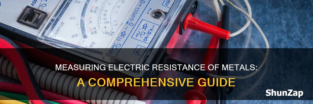 how to measure electric resistance of metals