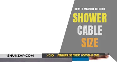 Choosing the Right Electric Shower Cable Size
