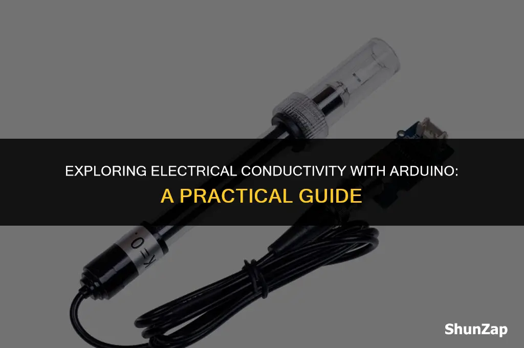 how to measure electrical conductivity using arduino