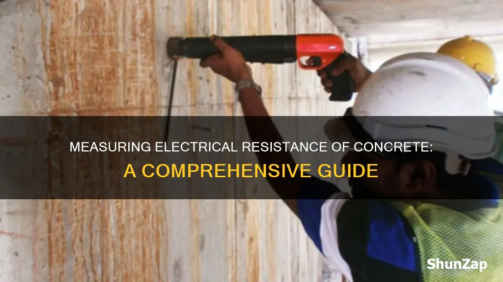 how to measure electrical resistance of concrete