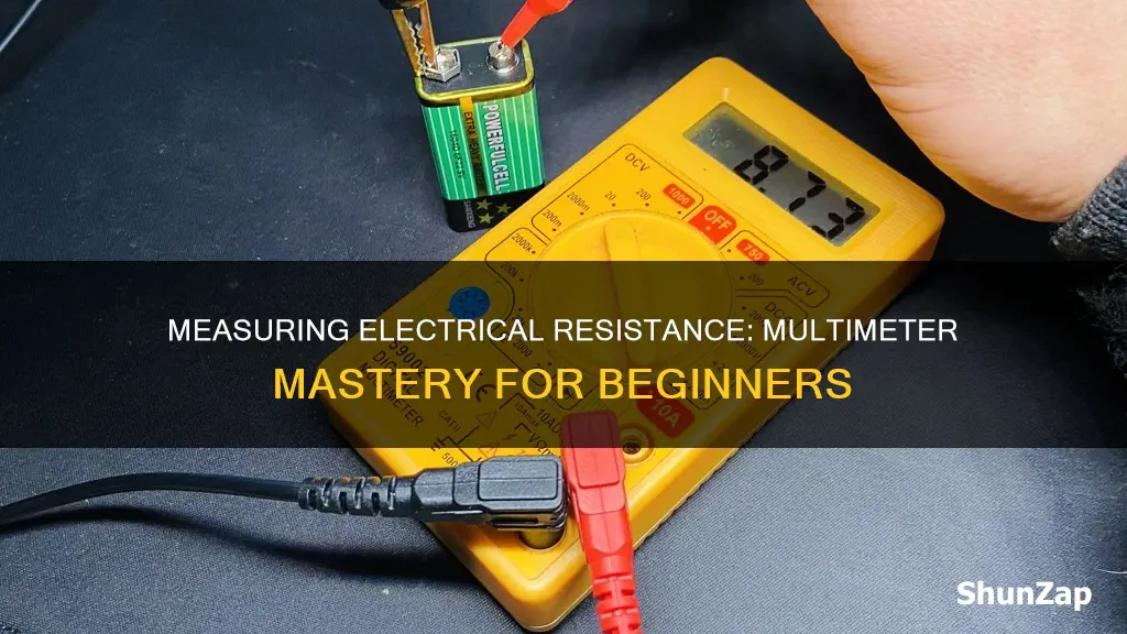 how to measure electrical resistance with multimeter