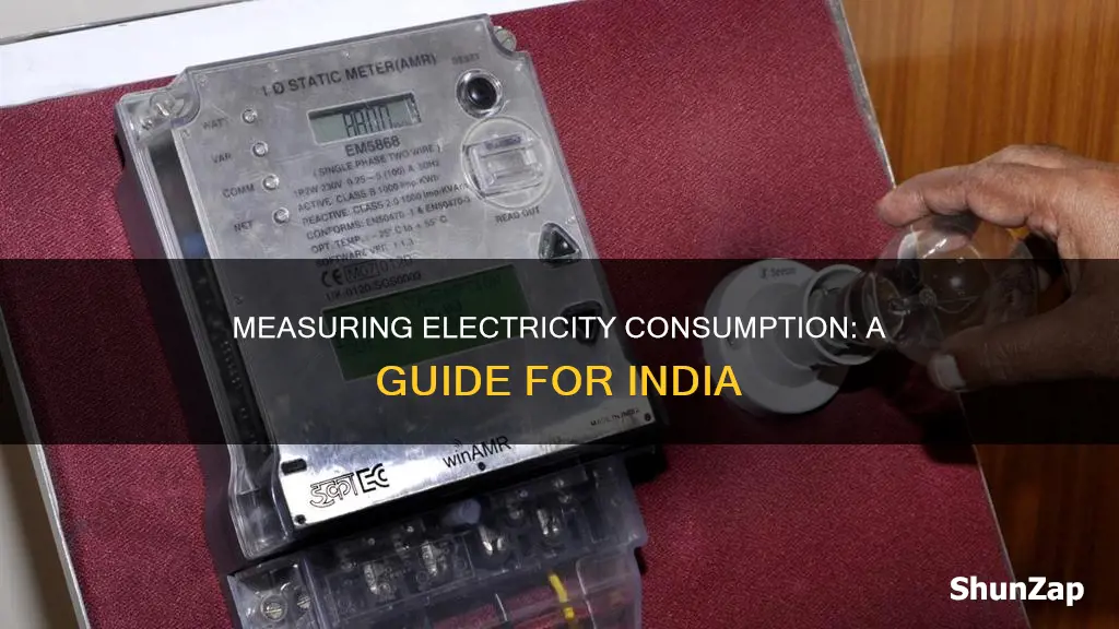 how to measure electricity consumption in india