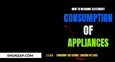 Measuring Electricity Consumption: Monitoring Appliance Power Usage