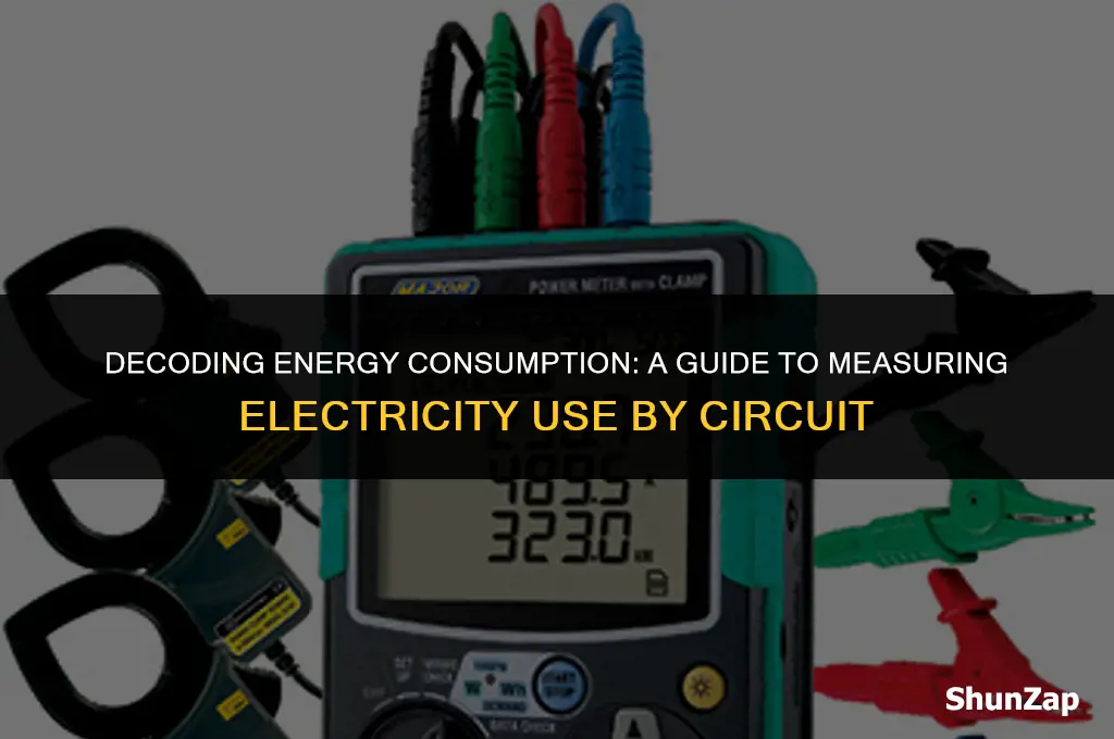how to measure electricity use by circuit