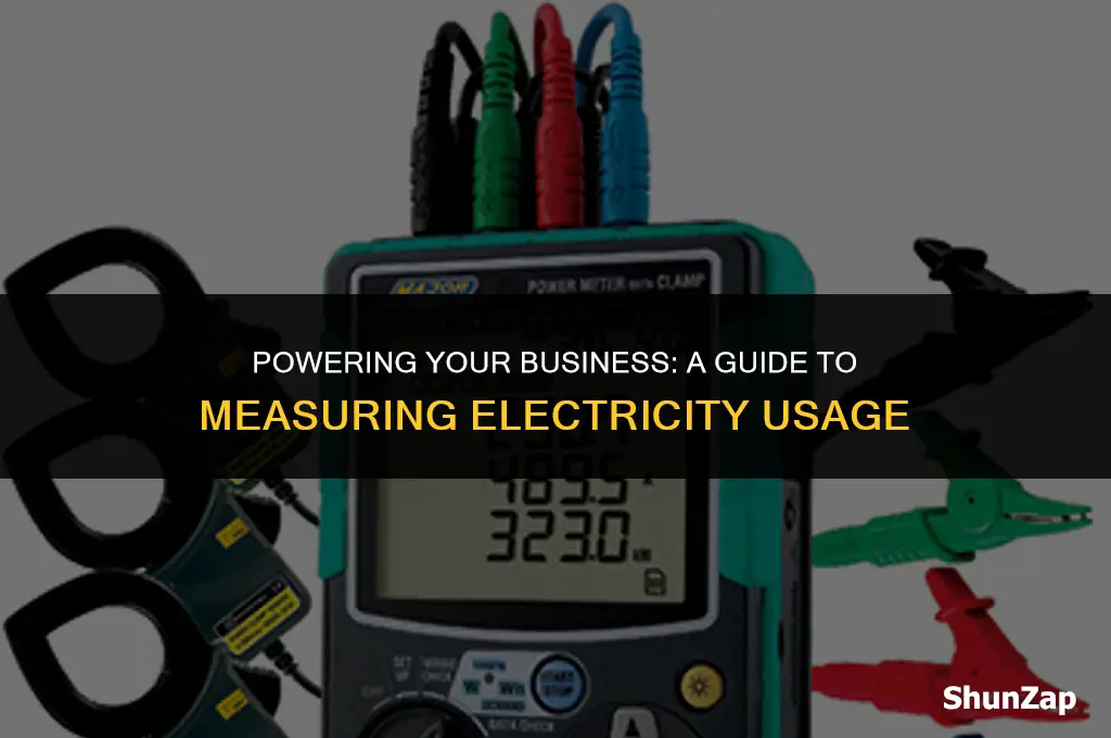 how to measure electricity used by my shop