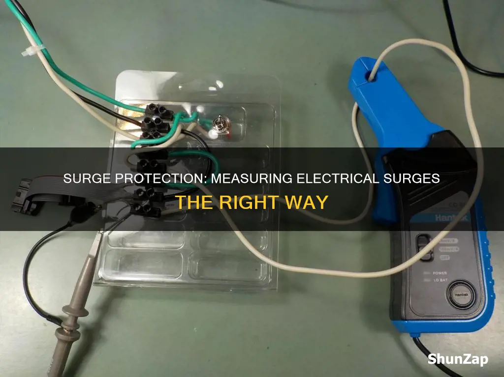 how to measure for a electrical surge