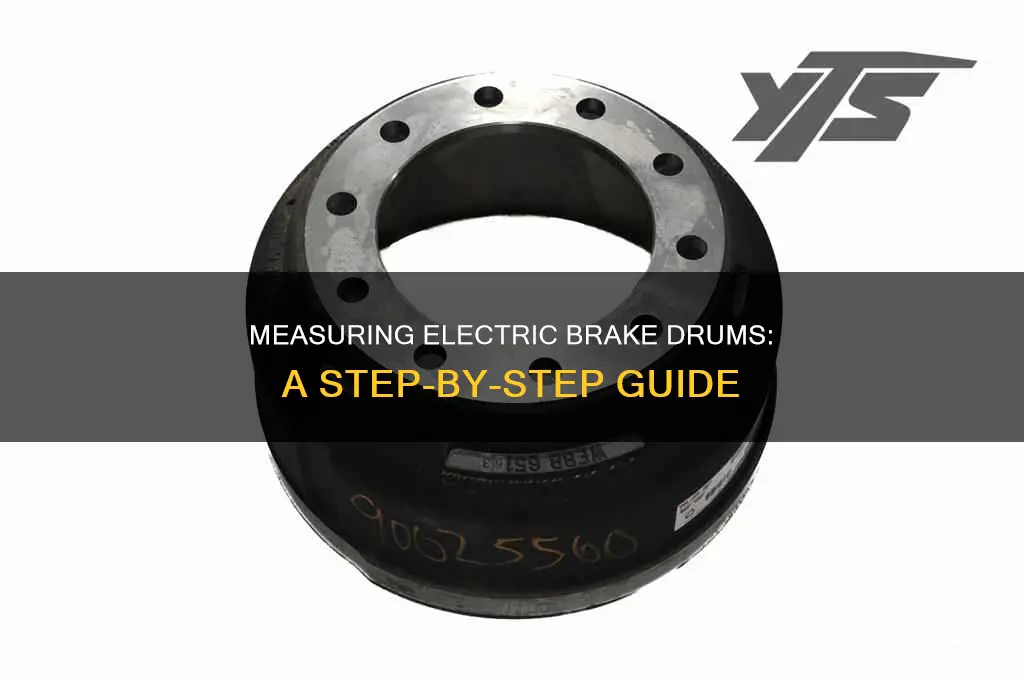 how to measure for electric brake drums