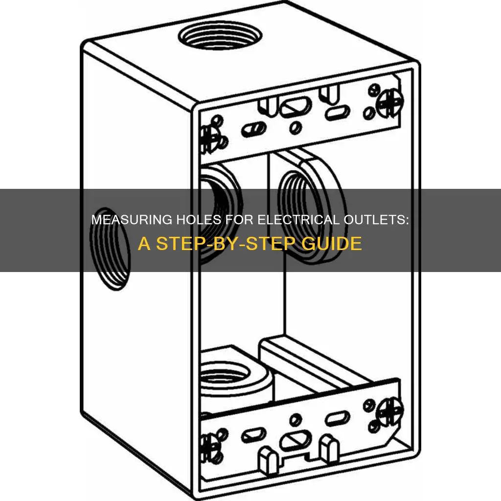 how to measure holes for electrical lotlets