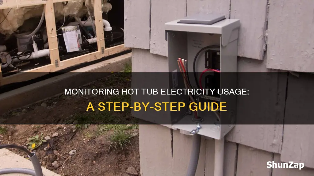 how to measure hot tub electricity usage