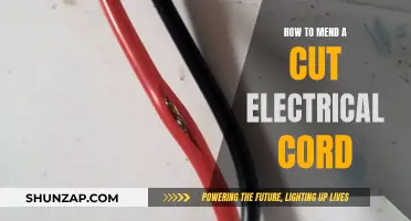 Fixing a Cut Electrical Cord: A Step-by-Step Guide